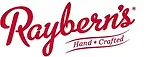 Logo featuring the name "Raybern's" in red cursive, with "Hand Crafted" in a smaller font below.